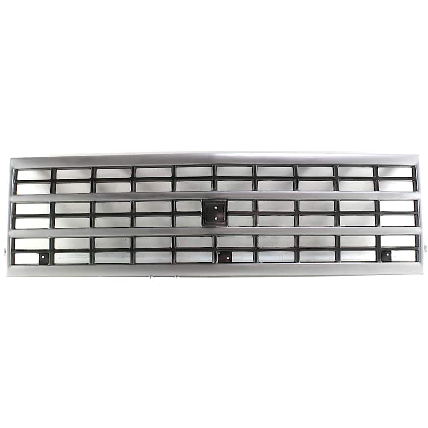 CHEVY G-SERIES VAN 92-96 GRILLE, Silver Shell/Black Insert, Single HeadlampS