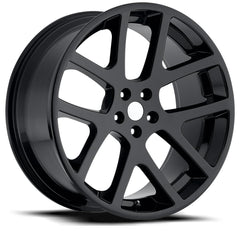 20x10 Aluminum Wheel with 5x115 Bolt Pattern - Gloss Black