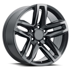 22x9 Aluminum Wheel with 5x5.5

6x5.5 Bolt Pattern - Satin Titanium Grey Machine Face wDark Clr