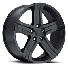 24x10 Aluminum Wheel with 5x5.5 Bolt Pattern - Satin Black
