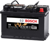 BOSCH S6585B S6 Flat Plate AGM Battery - Group 48 (H6/L3)