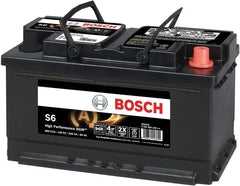BOSCH S6587B S6 Flat Plate AGM Battery - Group 94R (H7/L4)