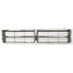 DODGE FULL SIZE P/U 86-90 GRILLE INSERT, Chrome, Plastic