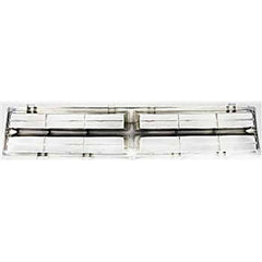 DODGE FULL SIZE P/U 86-90 GRILLE INSERT, Chrome, Plastic