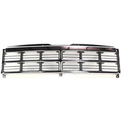 DAKOTA 91-96 GRILLE, Chrome Shell/Painted Black Insert