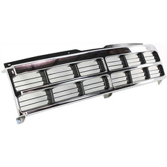 DAKOTA 91-96 GRILLE, Chrome Shell/Painted Black Insert