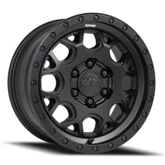 17x8.0 Aluminum Wheel with 6x130 Bolt Pattern - Satin Black