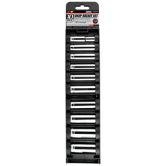Wilmar Hand Tools 10 pc. 3/8" Dr. 12pt Met Deep Socket Set