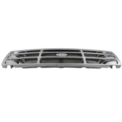 F-SERIES 92-97 GRILLE, Plastic, Chrome Shell/Painted Gray Insert