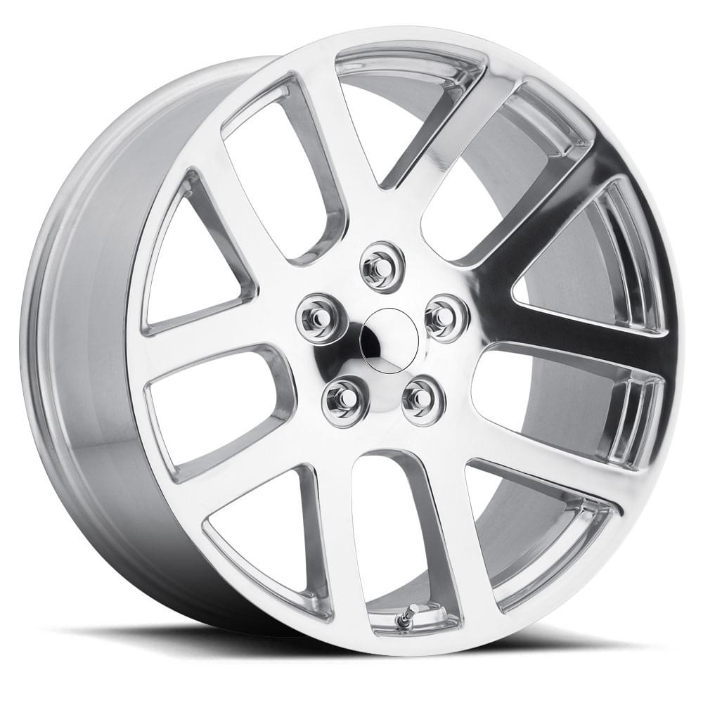 22x10 Aluminum Wheel with 5x5.5 Bolt Pattern - Chrome