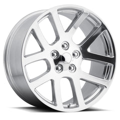 22x10 Aluminum Wheel with 5x5.5 Bolt Pattern - Chrome