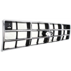 BRONCO II 89-90/RANGER 89-92 GRILLE, Plastic, Chrome Shell/Painted Silver Insert