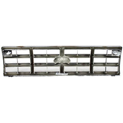 BRONCO II 89-90/RANGER 89-92 GRILLE, Plastic, Chrome Shell/Painted Silver Insert