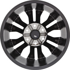  18x8.5 Factory Replacement New Alloy Wheel for 2022-2024 Chevrolet Silverado with 6 Split Spoke Painted Gloss Black