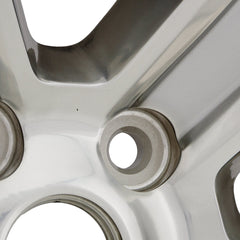 20x9 Factory Replacement New Alloy Wheel for 2013-2021 Dodge RAM 1500 with 5 Spoke Polished Face with Painted Silver Inset of Spoke