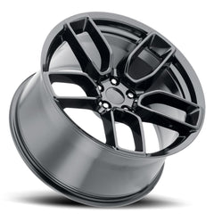 20x9.5 Aluminum Wheel with 5x115 Bolt Pattern - Gloss Black