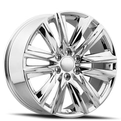 22x9 Aluminum Wheel with 6x5.5 Bolt Pattern - Chrome