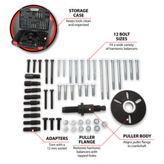 Wilmar Hand Tools Harmonic Balancer Puller Kit