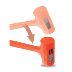 Wilmar Hand Tools 24 oz. Hi-Viz Dead Blow Hammer