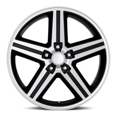 20x9 Aluminum Wheel with 5x4.75 Bolt Pattern - Gloss Black Machine Face