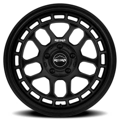 17x8 Aluminum Wheel with 5x114.3 Bolt Pattern - SATIN BLACK