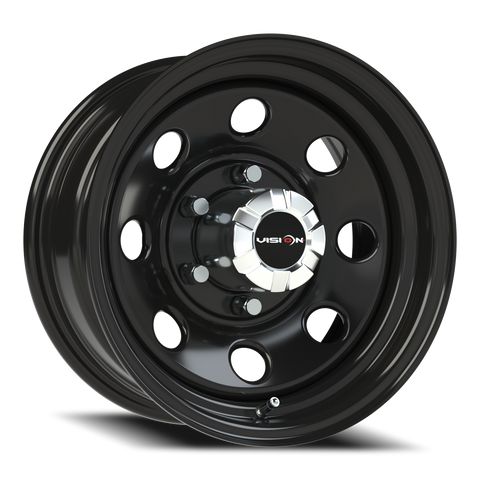 15X7 Gloss Black wheel with bolt pattern of 6-5.5 (6-139.7)
