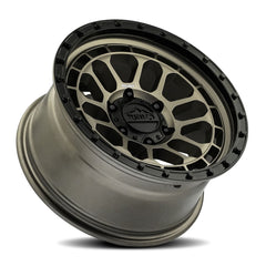 17x8.5 Aluminum Wheel with 6x135 Bolt Pattern - SATIN BRONZE/ SATIN BLACK RING