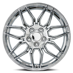 19x10 Aluminum Wheel with 5x4.75 Bolt Pattern - Chrome