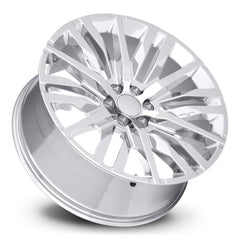 24x10 Aluminum Wheel with 6x5.5 Bolt Pattern - Chrome