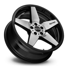 17x8 Aluminum Wheel with 5x114.3 Bolt Pattern - Gloss Black Machine Face