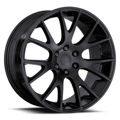 22x10 Aluminum Wheel with 6x5.5 Bolt Pattern - Gloss Black