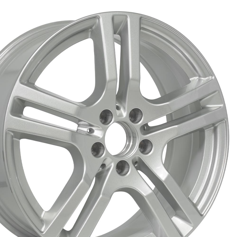 18x8 8x165.1 57.15et Gloss Gunmetal with Polished Face Wheel OEM DG76 for RAM 2500/3500