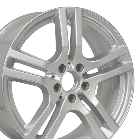 18x8 8x165.1 57.15et Gloss Gunmetal with Polished Face Wheel OEM DG76 for RAM 2500/3500