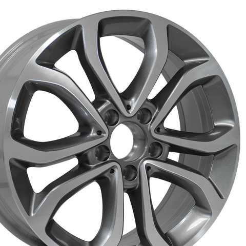 18x7.5 5x112 53et Gloss Silver Wheel OEM MB33 for Mercedes GLB Class