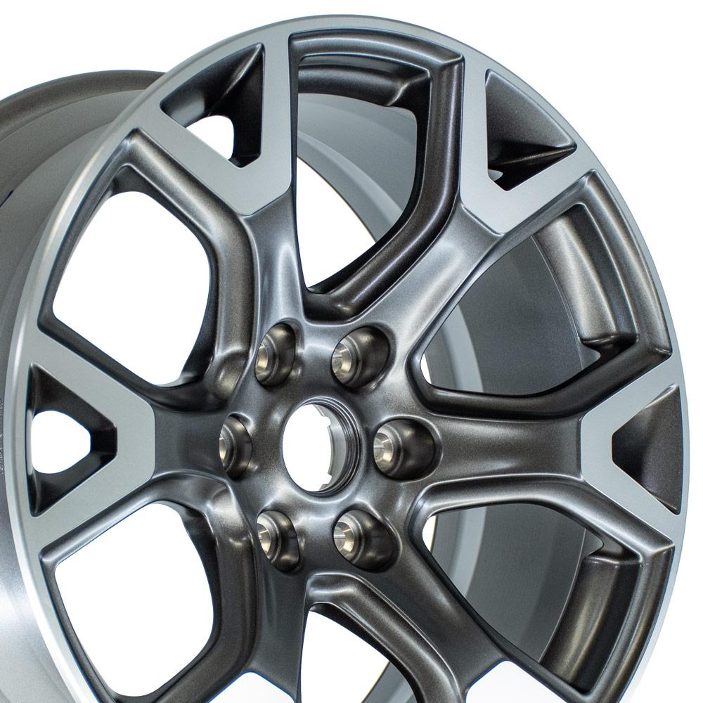 17x7 5x112 48.5et Gloss Gunmetal Machined Wheel OEM MB34 for Mercedes C Class