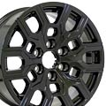 20x8 6x120 50et Gloss Silver Wheel OEM CV23 for Chevy Blazer