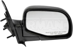 Dorman - Side View Mirror - Right, Manual, Black - 955-007