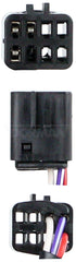 Dorman - Side View Mirror - Left, Power, Non-Heated, Black And Chrome - 955-060