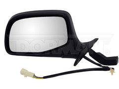 Dorman - Side View Mirror - Left, Power, Paddle Design, Black and Chrome - 955-265
