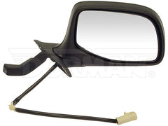 Dorman - Side View Mirror - Right, Power, Paddle Design, Black and Chrome - 955-266