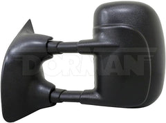 Dorman - Side View Mirror - Left, Power, Telescopic, Black, Round Plug - 955-363