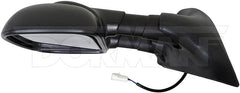 Dorman - Side View Mirror - Left, Power, Telescopic, Black, Round Plug - 955-363