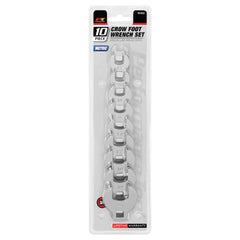 Wilmar Hand Tools 10 pc. Metric Crowfoot Wrench Set