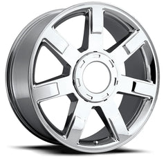 22x9 Aluminum Wheel with 6x5.5 Bolt Pattern - Chrome