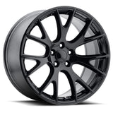20x9.5 Aluminum Wheel with 5x115 Bolt Pattern - Gloss Black