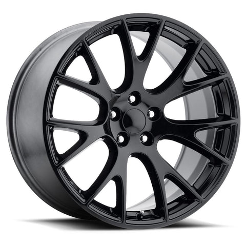 20x10.5 Aluminum Wheel with 5x115 Bolt Pattern - Gloss Black