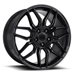 19x10 Aluminum Wheel with 5x4.75 Bolt Pattern - Gloss Black