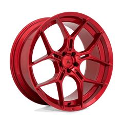 20X9 CANDY RED 38MM Asanti Black Wheel