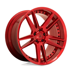 20X10.5 CANDY RED 38MM Asanti Black Wheel