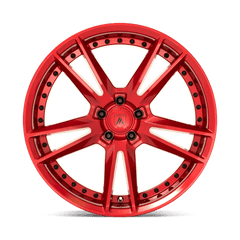 20X10.5 CANDY RED 38MM Asanti Black Wheel